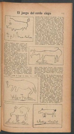 El juego del cerdo ciego