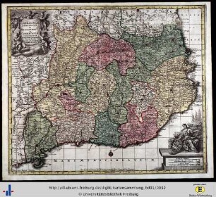 Cataloniae Principatus et Ruscinonis et Cerretaniae Comitatuum exactissima delineatio