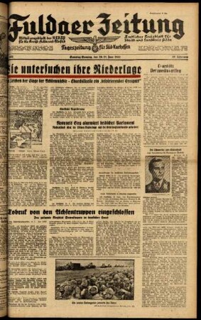 Ausgabe vom Samstag, den 20. Juni 1942.
