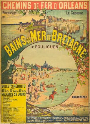 Chemins de Fer d'Orléans: Bains de Mer de Bretagne
