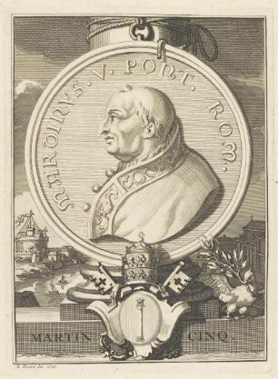 Bildnis des Papst Martinvs V.