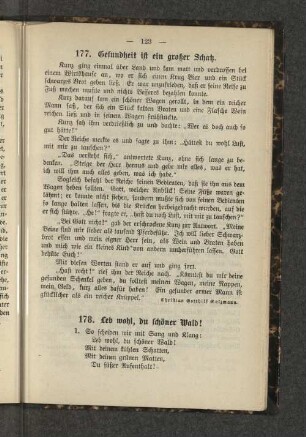 178. Leb wohl, du schöner Wald!