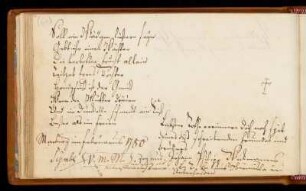 Eintrag (Marburg, Februar 1780)