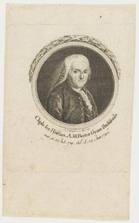 Bildnis des Chph. Ier. Rostius