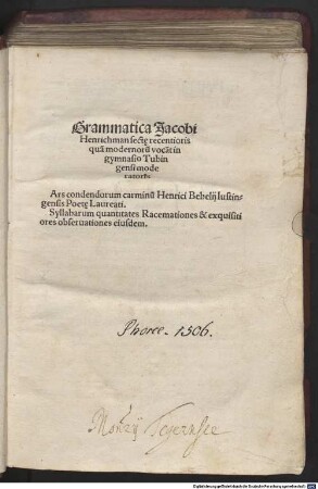 Grammaticae institutiones