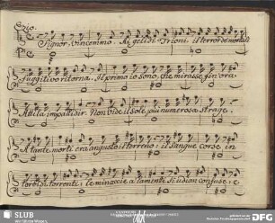 Recitativo: Signor vincemmo
