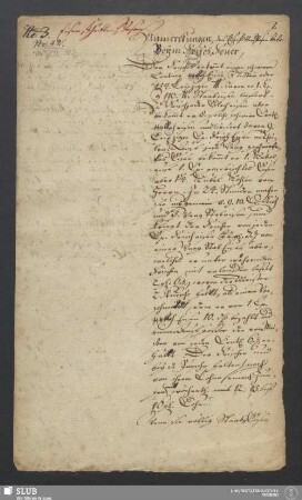 Anmerckungen, das Eisenhütten-Wesen betr. Beym Frisch-Feuer - XVII 42 4.