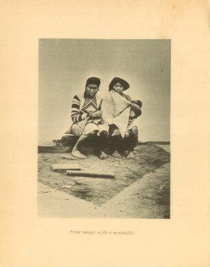 Femme sauvage, sa fille et sa petite-fille