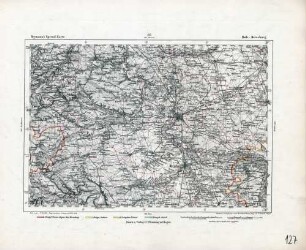 Reymann's Special-Karte, [Blatt] 127. Halle - Merseburg