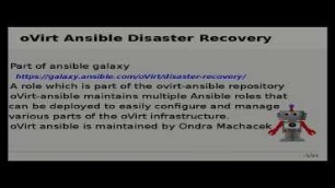 Automate oVirt Disaster Recovery Solution With Ansible: See How Ansible Makes oVirt Recovery A Piece Of Cake