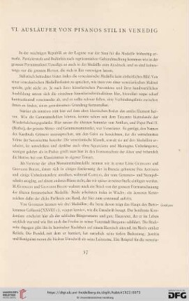VI. Ausläufer von Pisanos Stil in Venedig