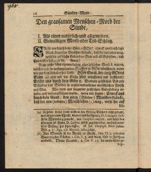 16-26, Den grausamen Menschen-Mord der Suende