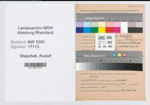 Entnazifizierung Rudolf Wlaschek, geb. 24.02.1915 (Beamter)