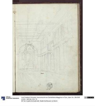 Innenansicht von Santa Maria Maggiore in Rom