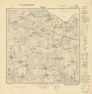 1728 (alte Nr.: 428) Selent, Meßtischblatt (4cm - Karte)