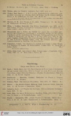 Nachtrag (Nr. 1012-1046)