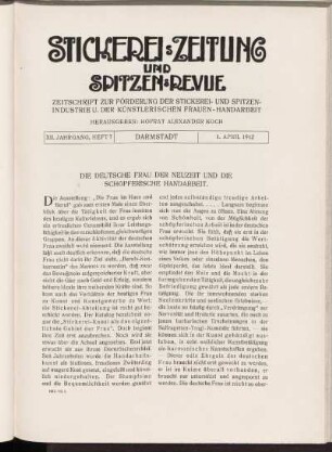 12: Heft 7, 1. April 1912