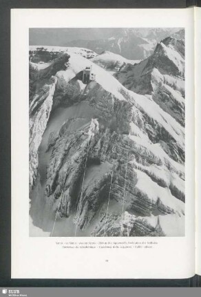 Säntis. 2504 m (Kt. Appenzell). Endstation der Seilbahn