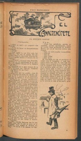 El anacronópete : PBT novelesco