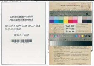 Entnazifizierung Peter Braun , geb. 22.07.1920 (Steiger)