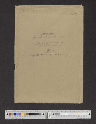 Band 108: (Sommer) Wintersemester 1929/1930, Hamburg
