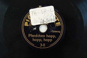 Pferdchen hopp, hopp, hopp [Das Steckenpferd, Volksweise]