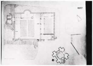 Evangelische Stadtkirche Pforzheim: Grundriss 2. Preis
