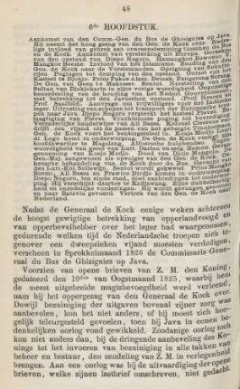 6de hoofdstuk. Aankomst van den Comm-Gen. du Bus de Ghisignies op Java. ...