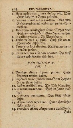Paradoxon V.