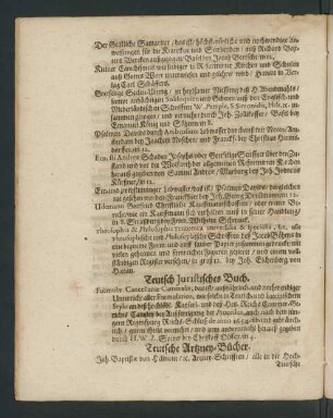 Teutsch Juristisches Buch.