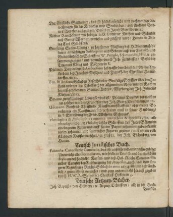 Teutsch Juristisches Buch.