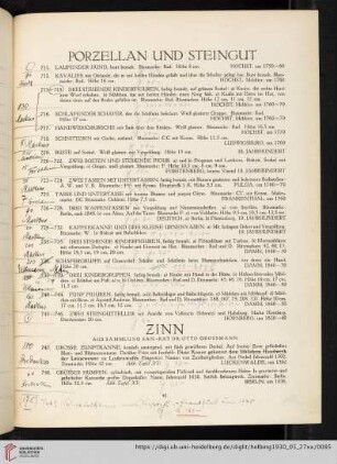 Zinn (Nr. 747-830)