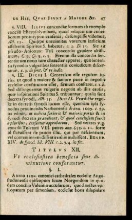 Titulus XII. Ut ecclesiastica beneficia sine diminutione conferantur.