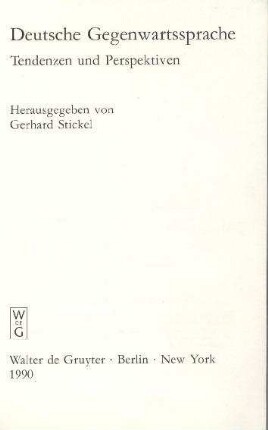 Perspektiven der Forschungsarbeit des Instituts für deutsche Sprache