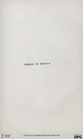 Tombeau de Médella