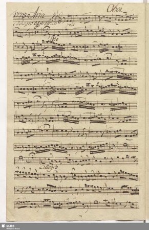 1778. Aria: Scalza al suon di rozze avene / Seydelmann, F.