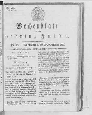 Nr. 48, Ausgabe vom 27. November 1831 [S. 886/887 fehlt]