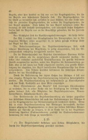 § 23-25. Bezirksämter