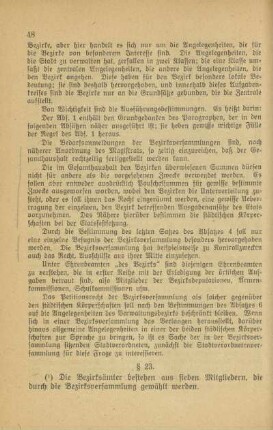 § 23-25. Bezirksämter