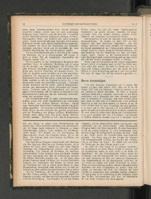 Revue économique.
