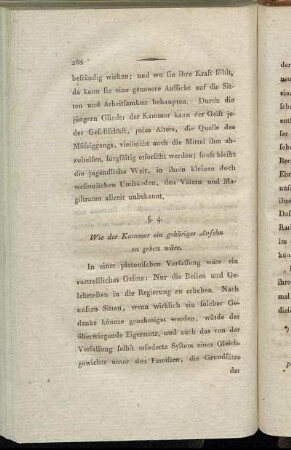 §. 4. Wie der Kammer ein gehöriges Ansehn zu geben wäre.