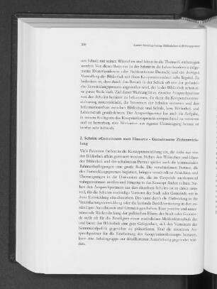 2. Schritt: "Gemeinsam statt Einsam" - Gemeinsame Zielentwicklung