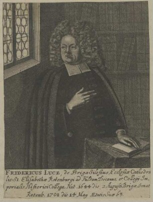Bildnis des Fridericus Luce