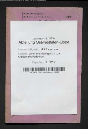 Erblasser: Wrengler, Wilhelmine:
