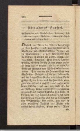 Vierzehntes Kapitel.