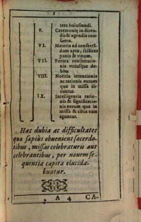 Decisiones Casvvm, Qvi Sacerdotibvs In Missarvm Celebratione Contingere solent : è Sacris Canonibus probatisq[ue] doctoribus mira breuitate ac perspicuitate comprehensae