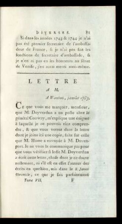 [Lettres Diverses.]