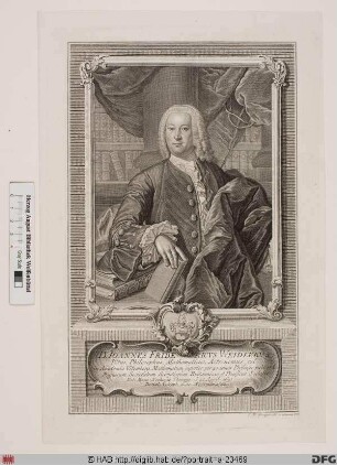 Bildnis Johann Friedrich Weidler