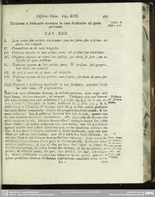 Thesaurus a fructuario inventus in loco fructuario ad quem pertineat. Cap. XXX