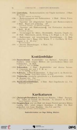 Karikaturen (Nr. 1397 - 1416)